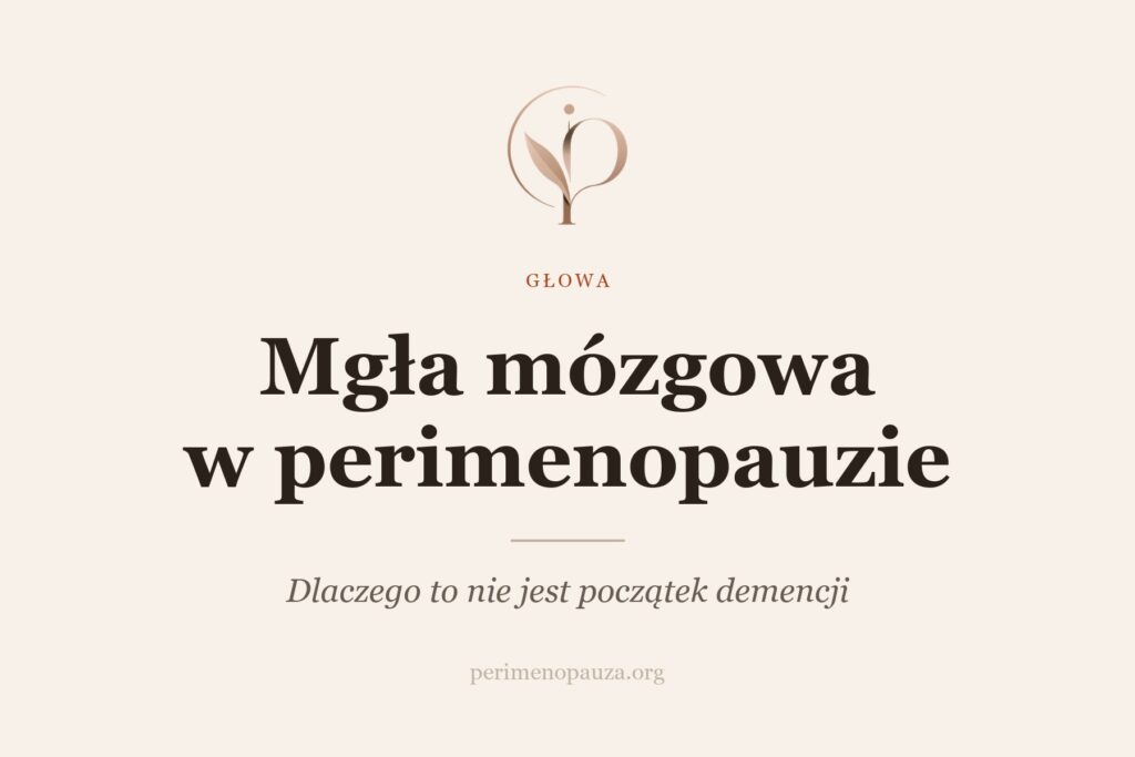 Mgła mózgowa w perimenopauzie - problemy z pamięcią i koncentracją